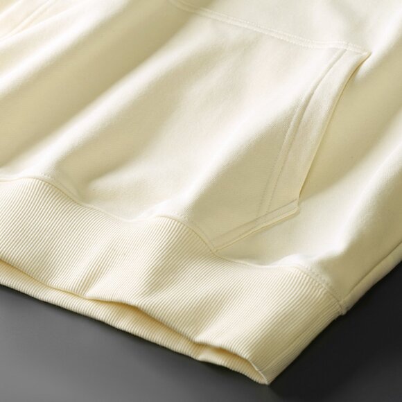 Rhude Beige Racing Car & Palm Tree Graphic Print Hoodie - Picture 4 of 7